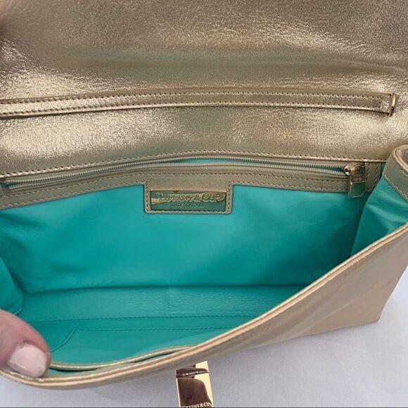 Tiffany & Co. Gold Clutch/Shoulder Bag - Picture 8 of 14